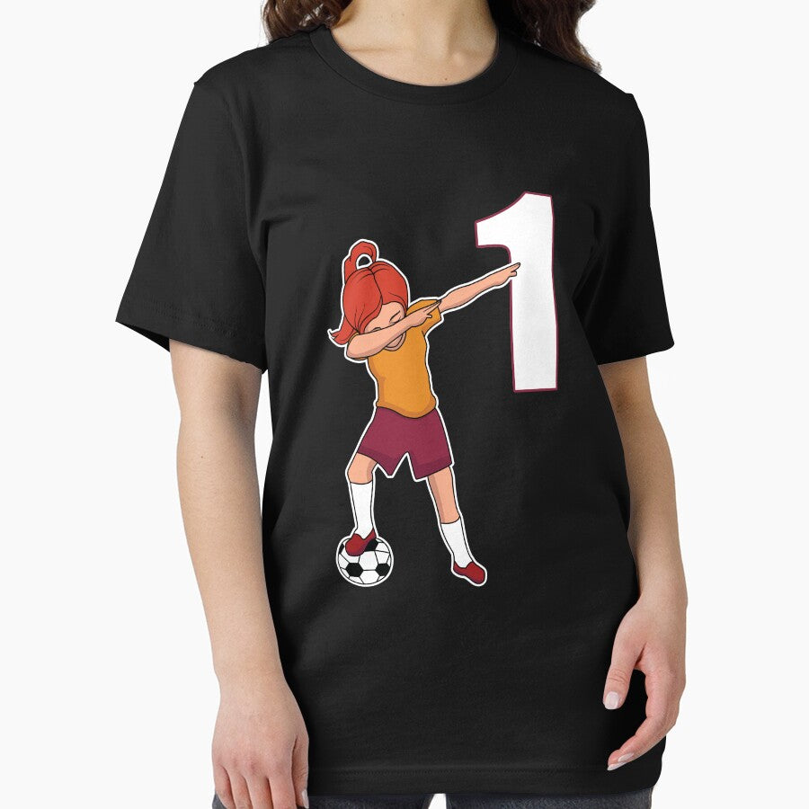 Awesome Soccer Player Girl Number 1 Soccer Athlete Women Athletic Sports Team by VollLaser