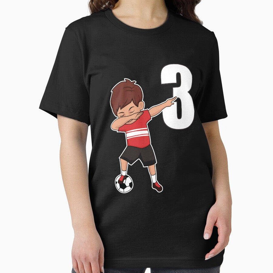 Awesome Soccer Player Number 3 Soccer Athlete Athletic Sports Team by VollLaser