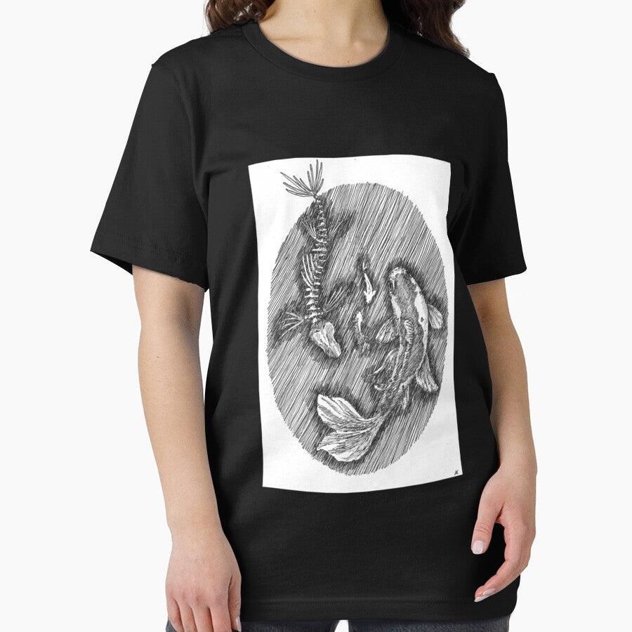 Koi Fish Premium T-Shirt by jennieloriu0