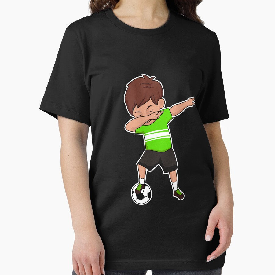 Dabbing Soccer Player Green Soccer Sports Team Athletic Soccer Athlete Coach by VollLaser