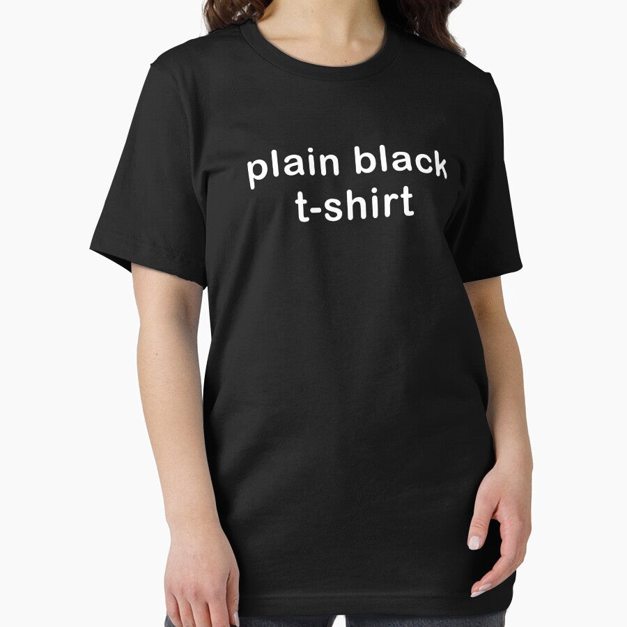 Plain Black T-Shirt - Basic T-Shirt by shopyou1