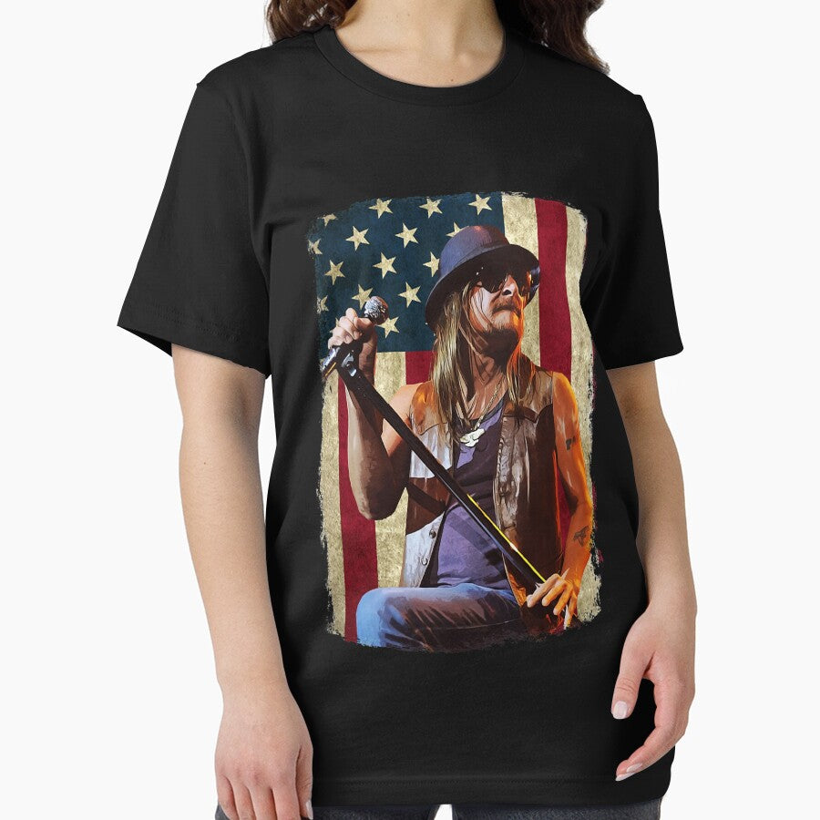 Vintage American Flag Kid Rock Legend by bonnieknfe