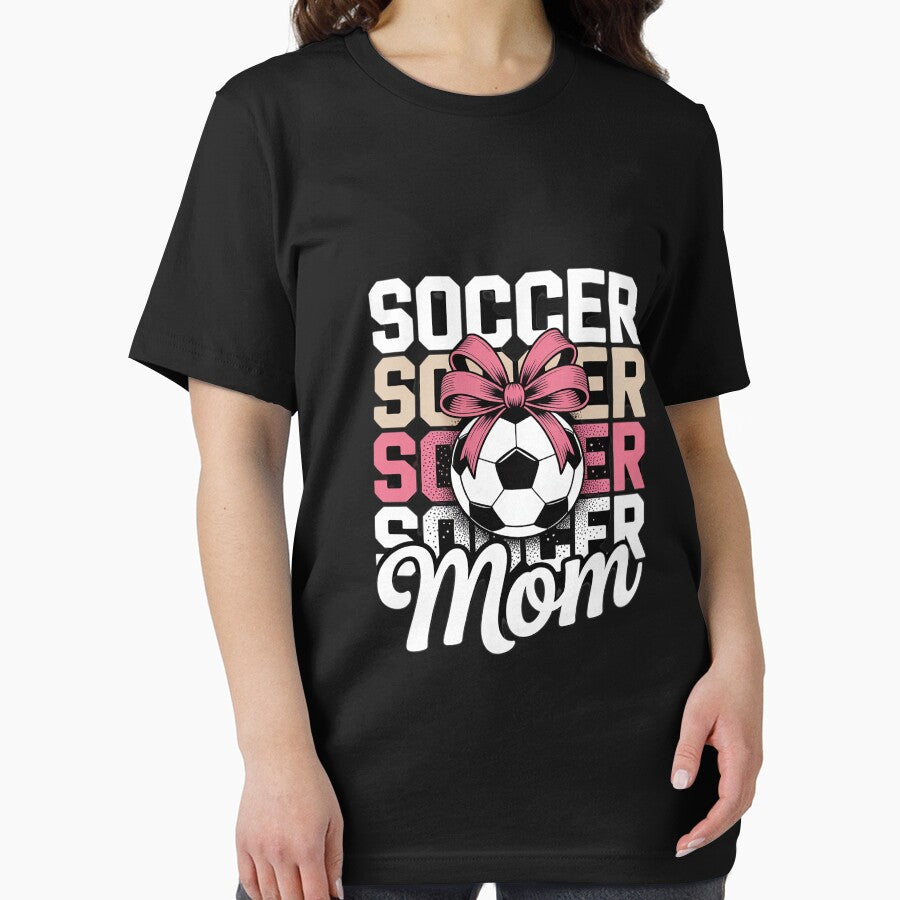 Groovy Soccer Mom Mother Coquette Bow Soccer by dainegilbert