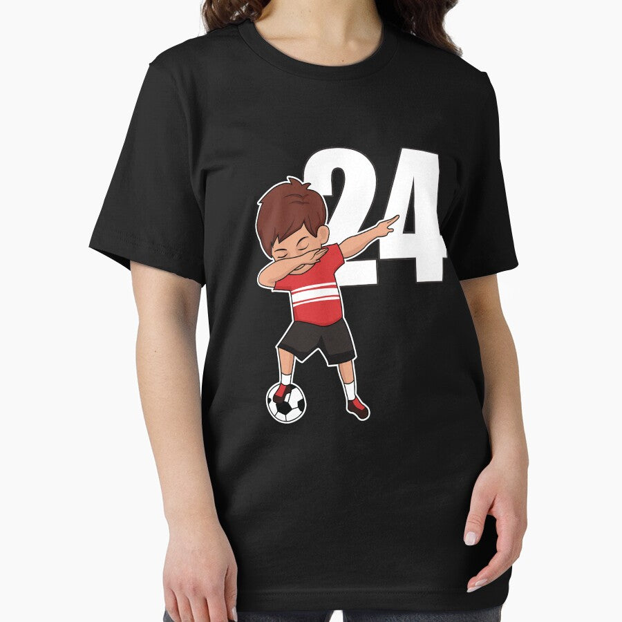 Awesome Soccer Player Number 24 Soccer Athlete Athletic Sports Team by VollLaser