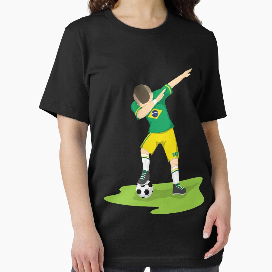 Dabbing Brazilian Soccer| soccer player gift | soccer coach gift | team soccer gifts | soccer gifts for him | soccer shirts | soccer gift ideas | futbol | soccer shirts for her by Kreature Look