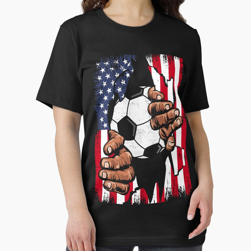 American Flag Soccer Inside Me Patriotic USA Futbol Player 4th of July by grinta2021