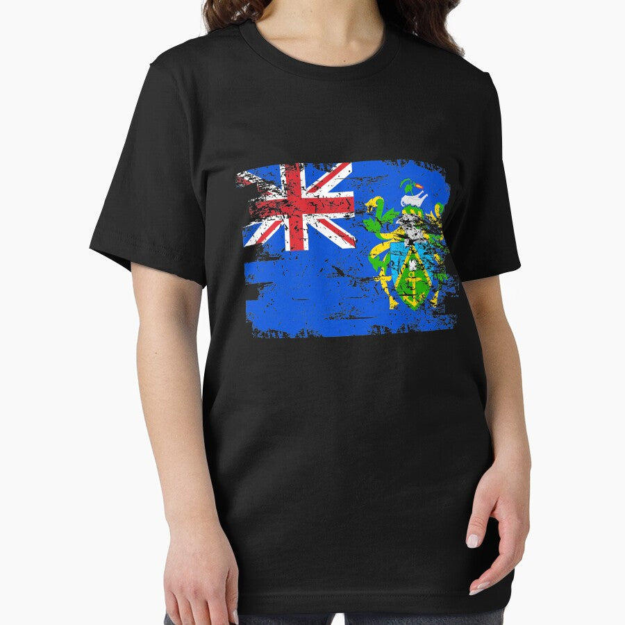 Pitcairn Islands Shirt Gift Country Flag Patriotic Travel Oceania Light by threadsmonkey