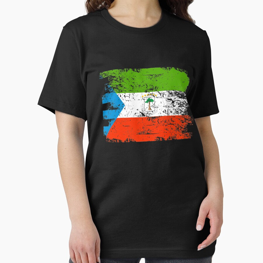 Equatorial Guinea Shirt Gift Country Flag Patriotic Travel Africa Light by threadsmonkey