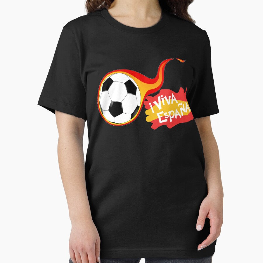 Spain Football Shirt - Spain Soccer Shirt - Viva Espana by Galvanized