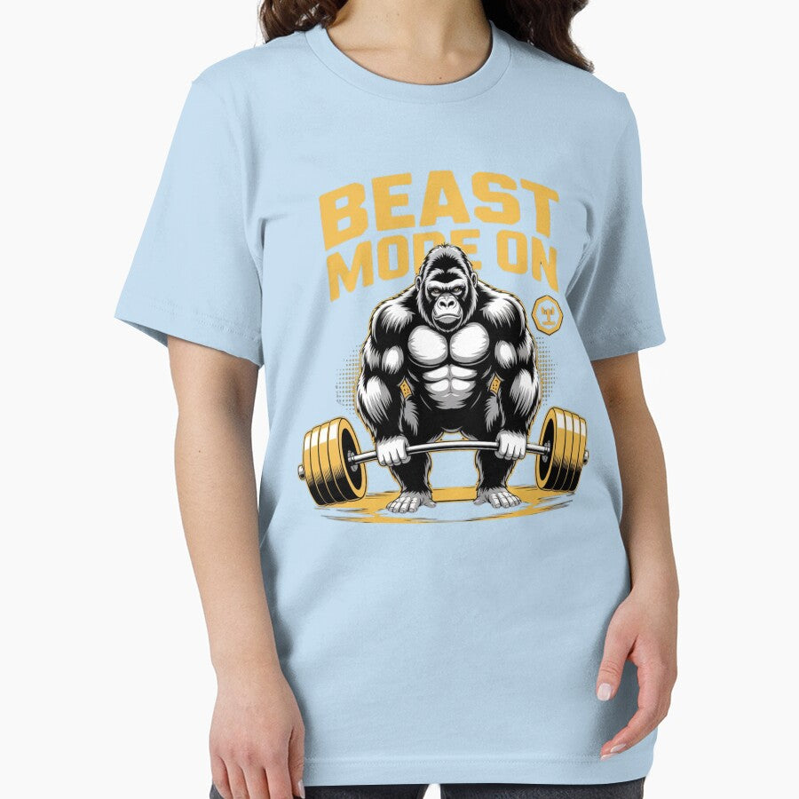 Beast Mode On – Classic Hardcore Gymwear by Homecrate01