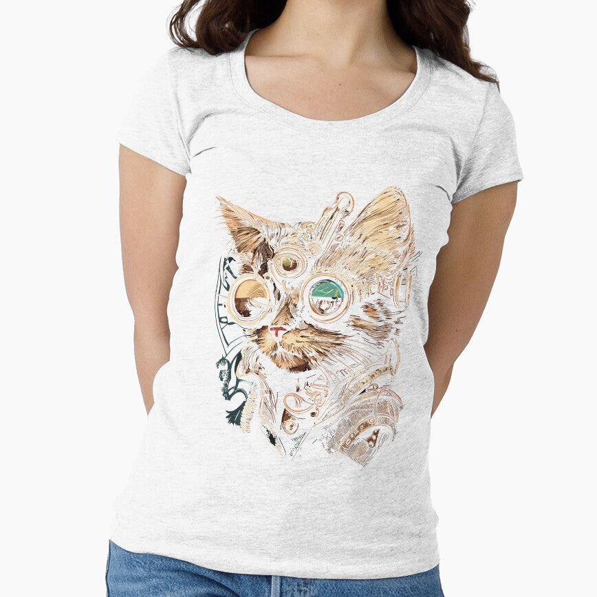 Steampunk cat by MangaCortaTees