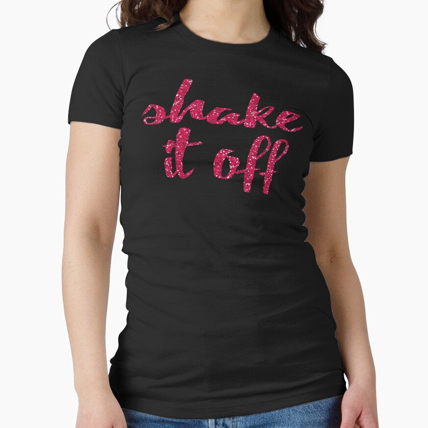 shake it off pink glitter design by limitlezz