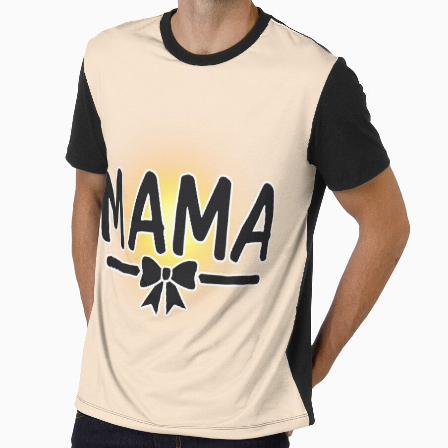 Custom Mama Minimalist Design with a "Glowing" or Neon Effect. by PriyaMagic