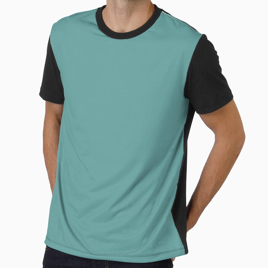 “Water Lily Pond Teal” | Plain Colour Range by LiseHoltArt