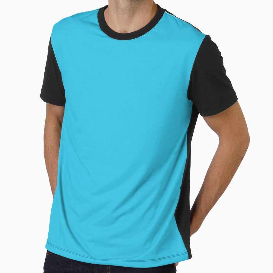 Aqua Blue Solid Plain Background by burbankdesigns