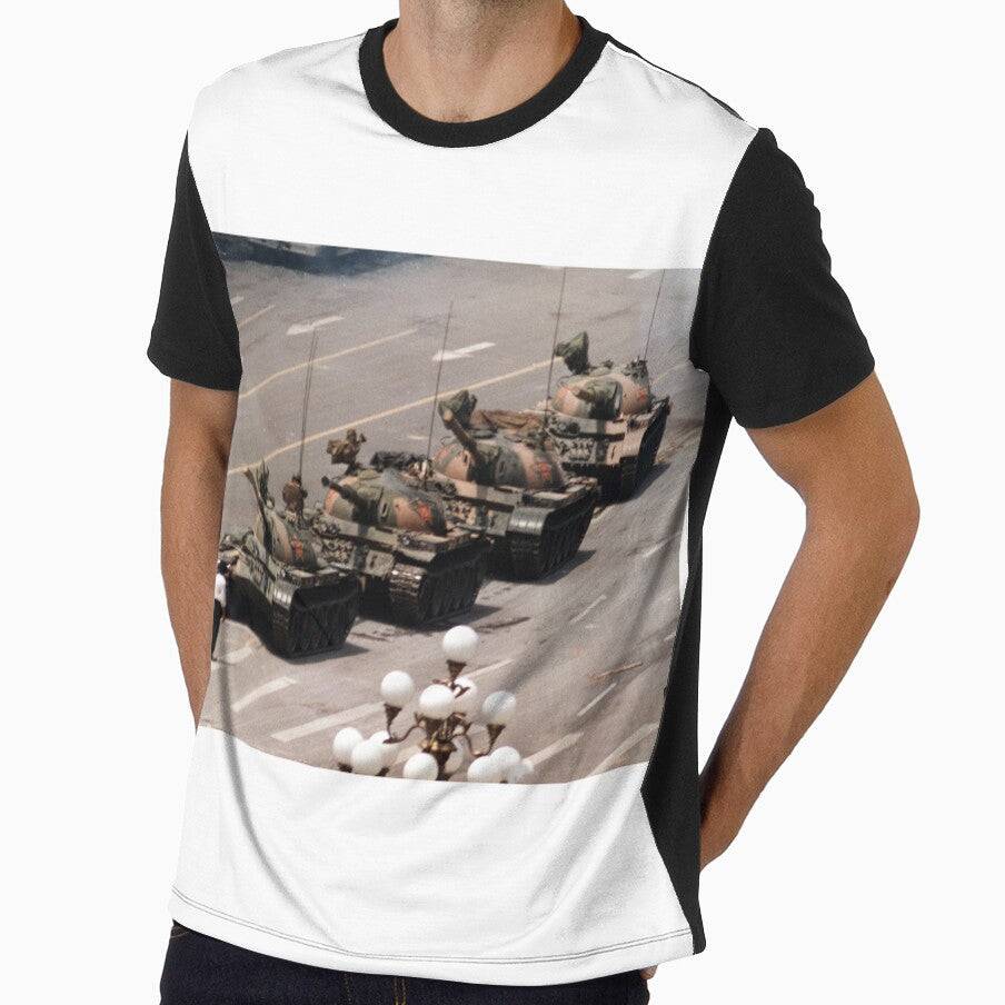 Tank Man, Tiananmen Square by RBEnt