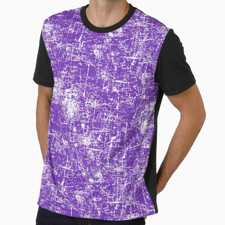 Purple Distressed Look by EyeLuminous