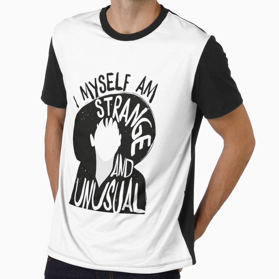 Black and White I Myself I am Strange and Unusual by Diganzhaa
