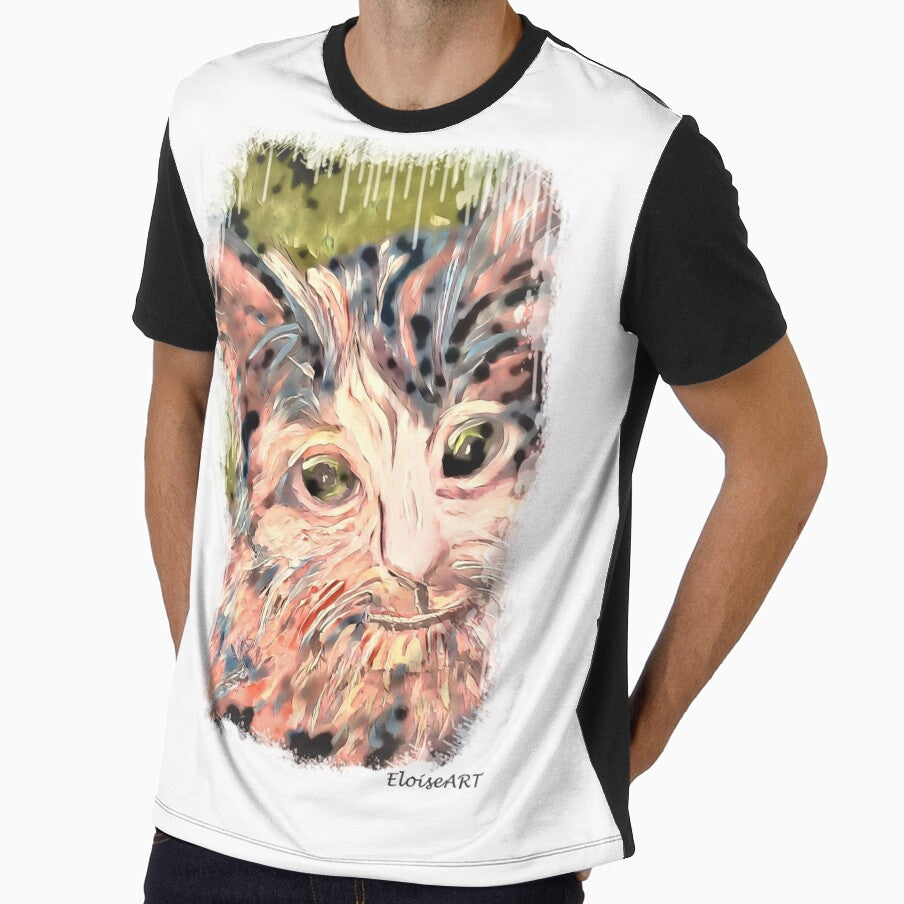 Colorful Cat Soft Colors by EloiseArt