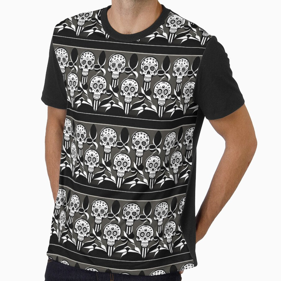Stylish Skull Stripes by JoanNinjaHen