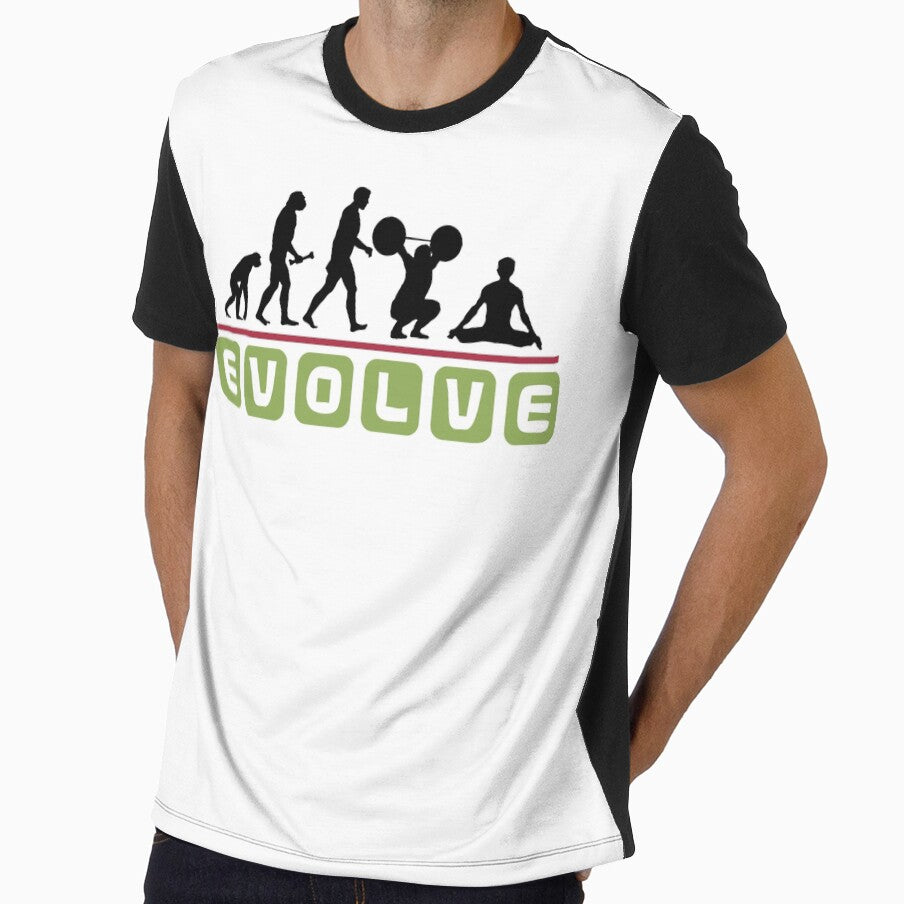 Funny Mens Yoga Slim Fit by ArvaCameron