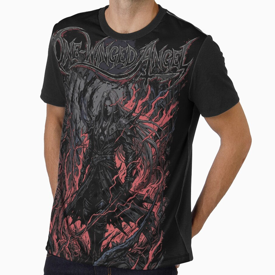 One Winged Angel Dark Art by Tokyo Retro