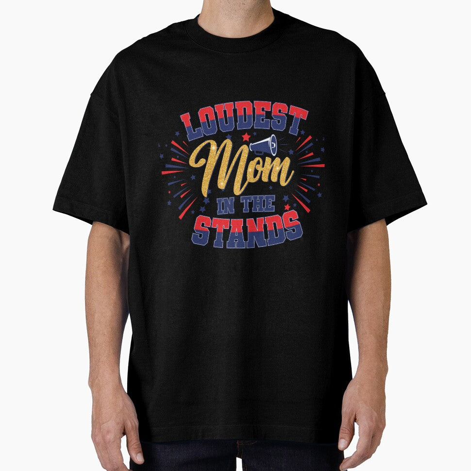 Proud Game Day Mom Megaphone Varsity Sports Fan Gift by JRCreativeHub