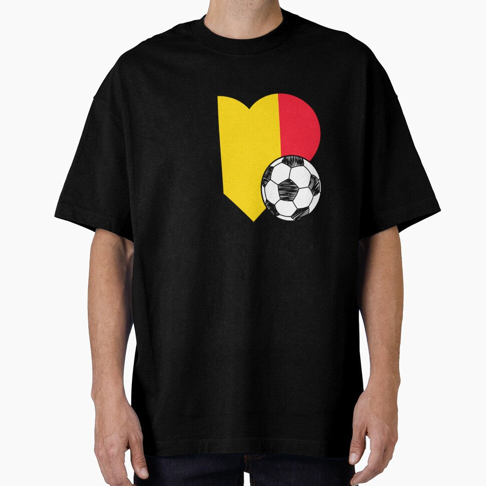 Belgium Soccer Heart Design by FinalScoreClub