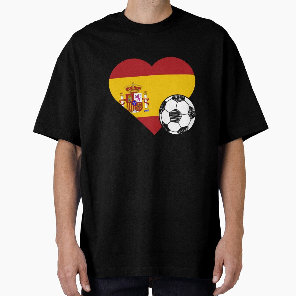Spain Soccer Heart Design by FinalScoreClub