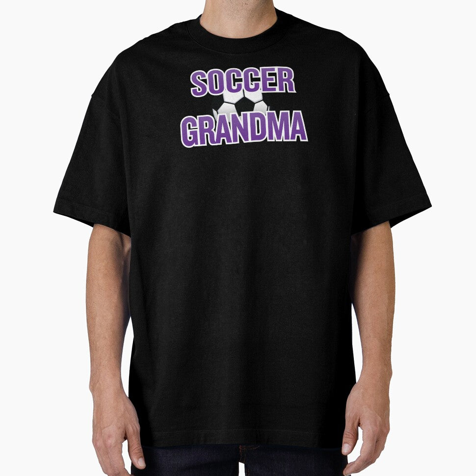 'Soccer Grandma' (White) by The Button Gal