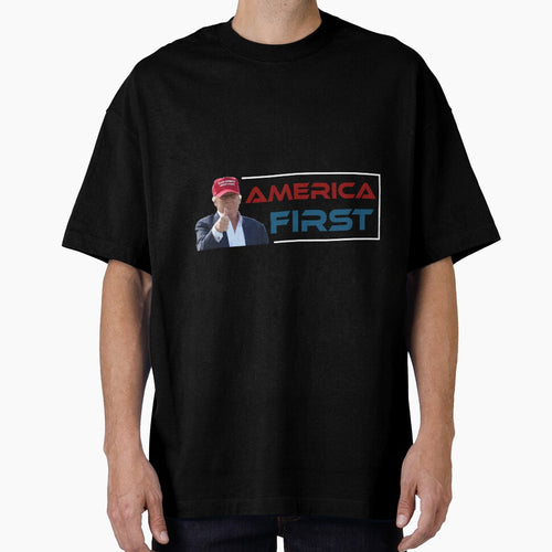 America First | President Donald Trump T-Shirt by AllStarMerch