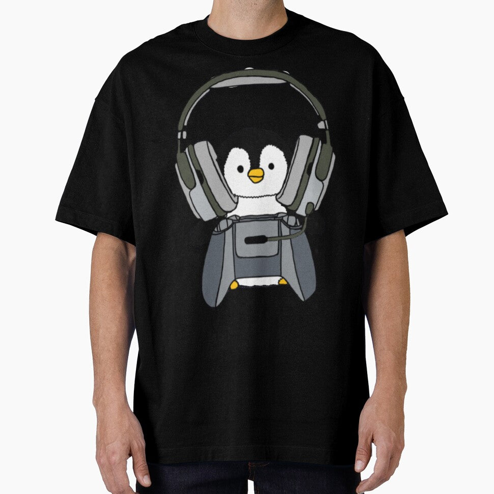 Gamer Penguin by Ashleigh Does Art Stuff