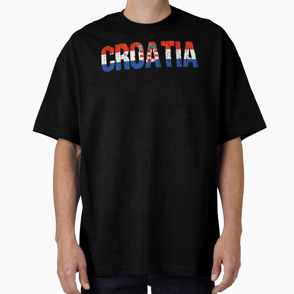 Hrvatska Croatia Distressed Flag by Nirvanibex