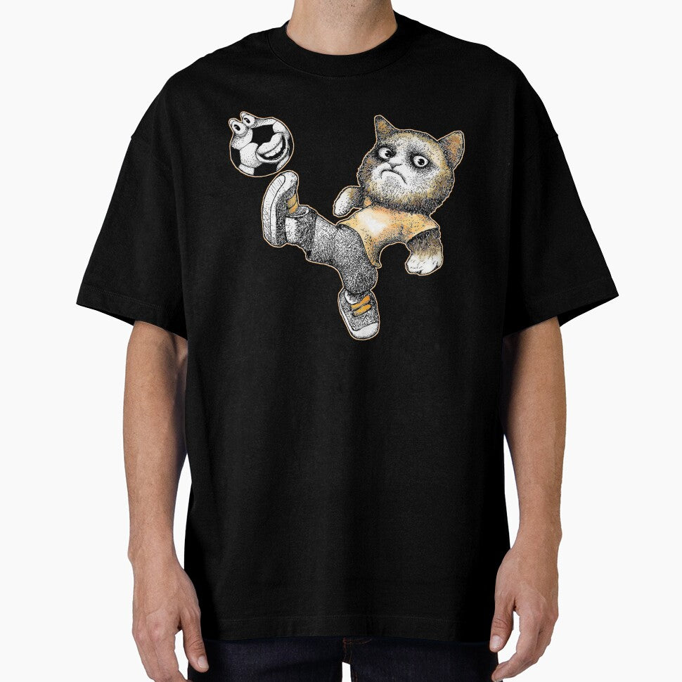 Football kitty by linden lorenson