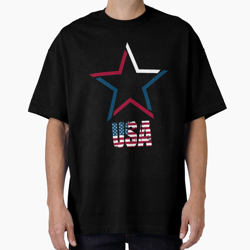 USA | Star T-Shirt for Men and Women by AllStarMerch