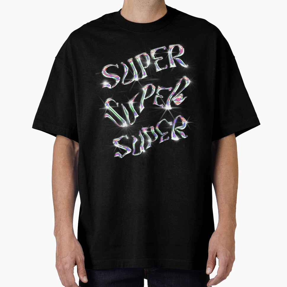 3X SUPER Y2K Streetwear Chrome Typography by Astra Designs ⭐⭐⭐⭐⭐