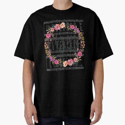 Amazing Grace Hymn with Floral Wreath by DownThePath
