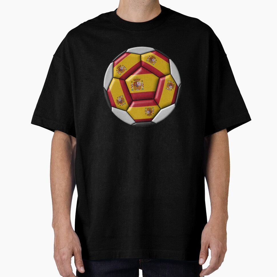 Soccer ball with Spanish flag by siloto