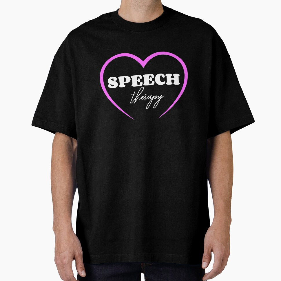 Speech Therapy Long Sleeve Shirt Gift For Women With Hearts by pourvasecandi