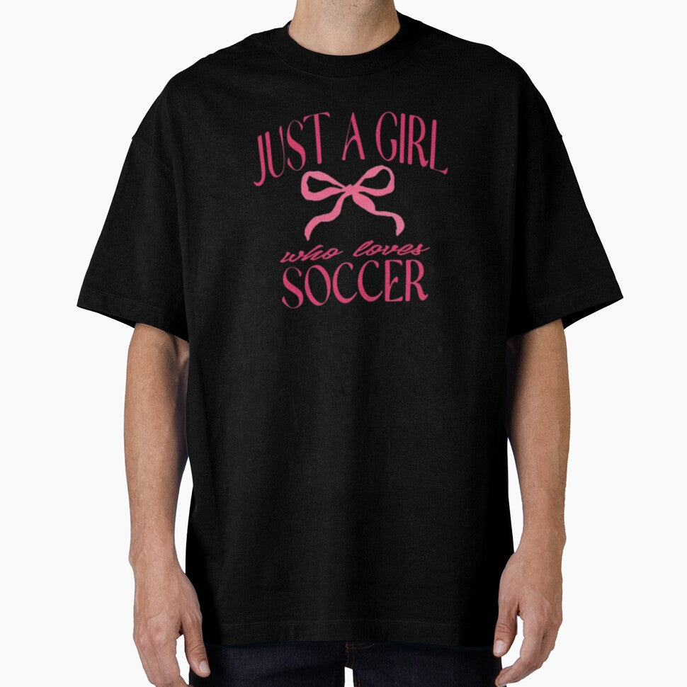 Just a Girl Who Loves Soccer - Cute Sports Design by ZoeBV
