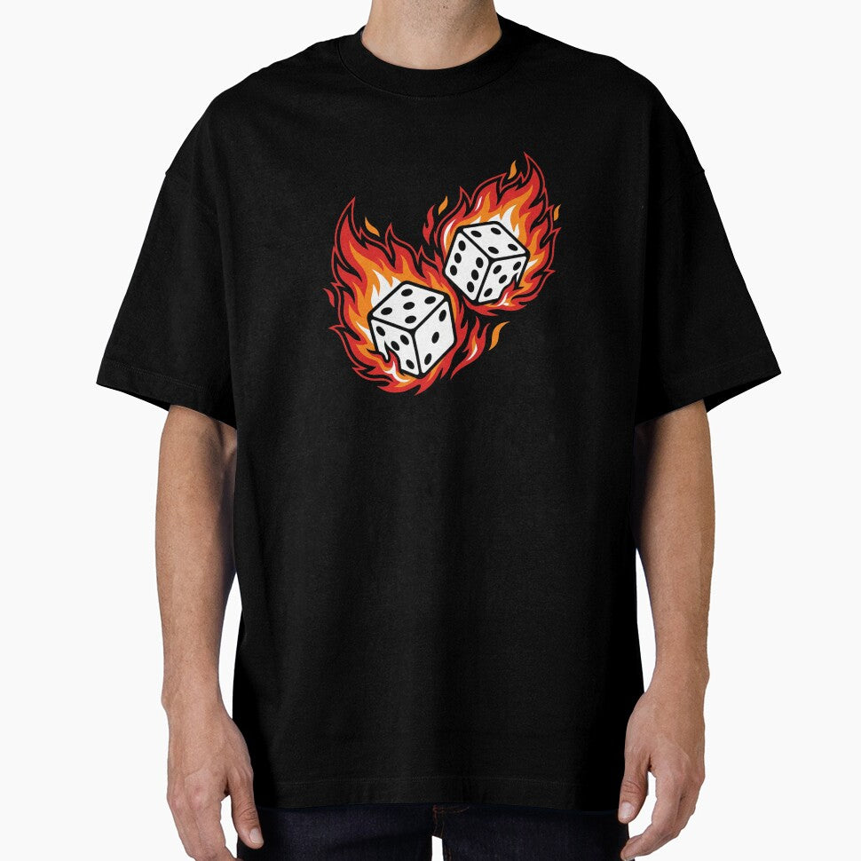 Burning Dice Streetwear by Stickersdevelop