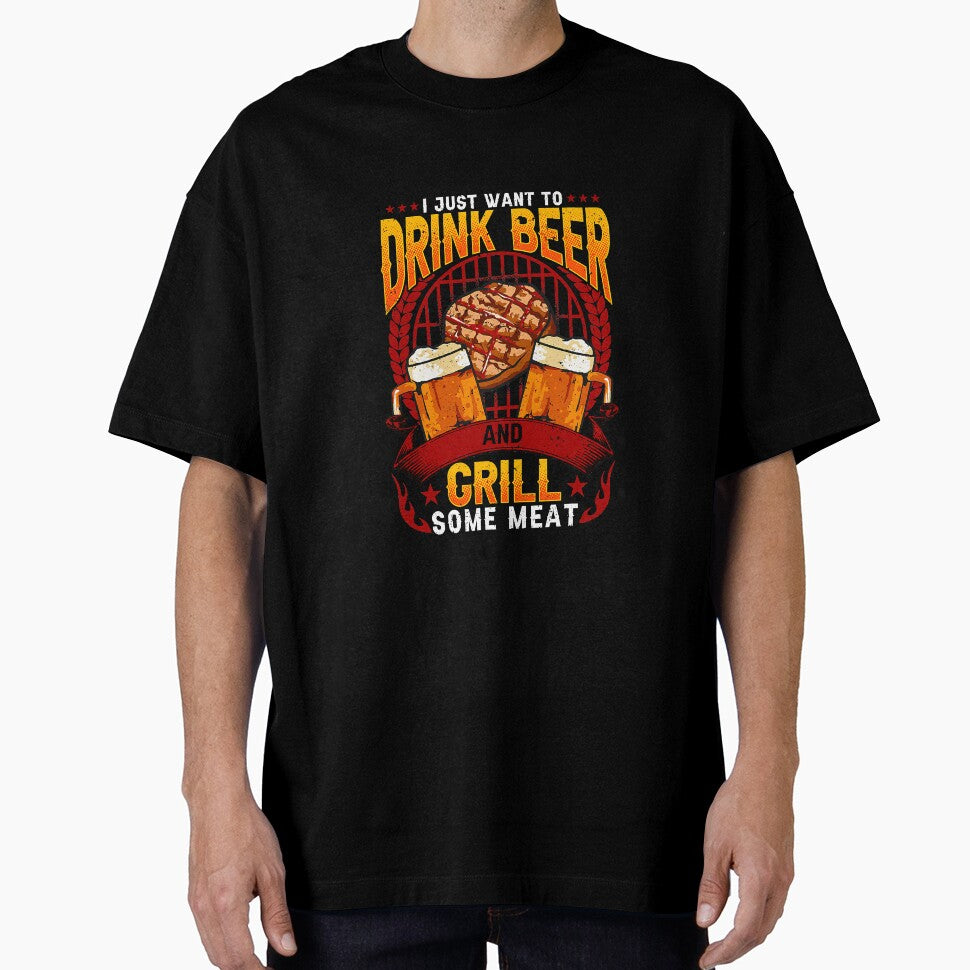 Bbq Drink Beer Casual Barbeque Grill by YesterDayCheck