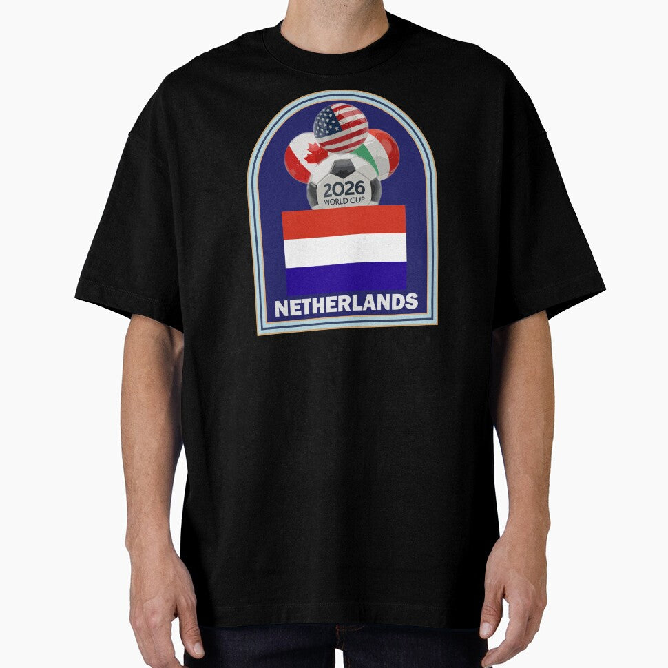 Netherlands 2026 Soccer T-shirt by benchpod47