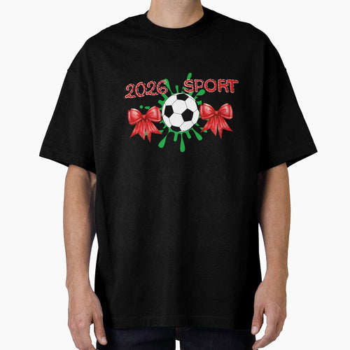 2026 Sport Mom – Soccer Design with Red Bows by BeatyinChaos