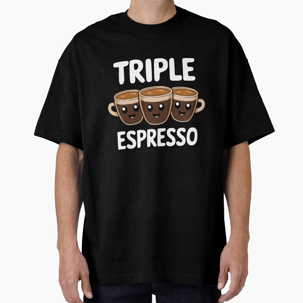 Cute Triple Espresso Cartoon by PMCreative