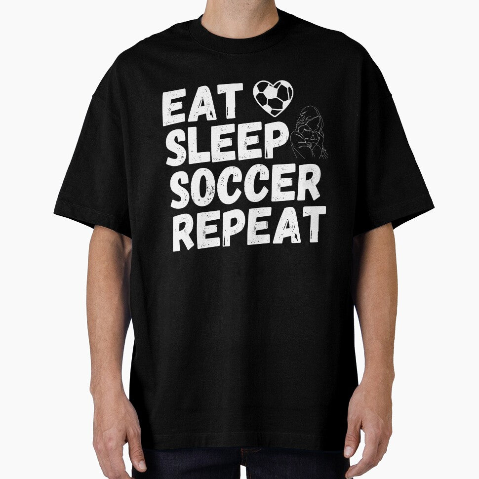 Comic Mom's Busy Schedule, EAT SLEEP SOCCER REPEAT, Between Meetings and Soccer Matches by NADIASHOP86