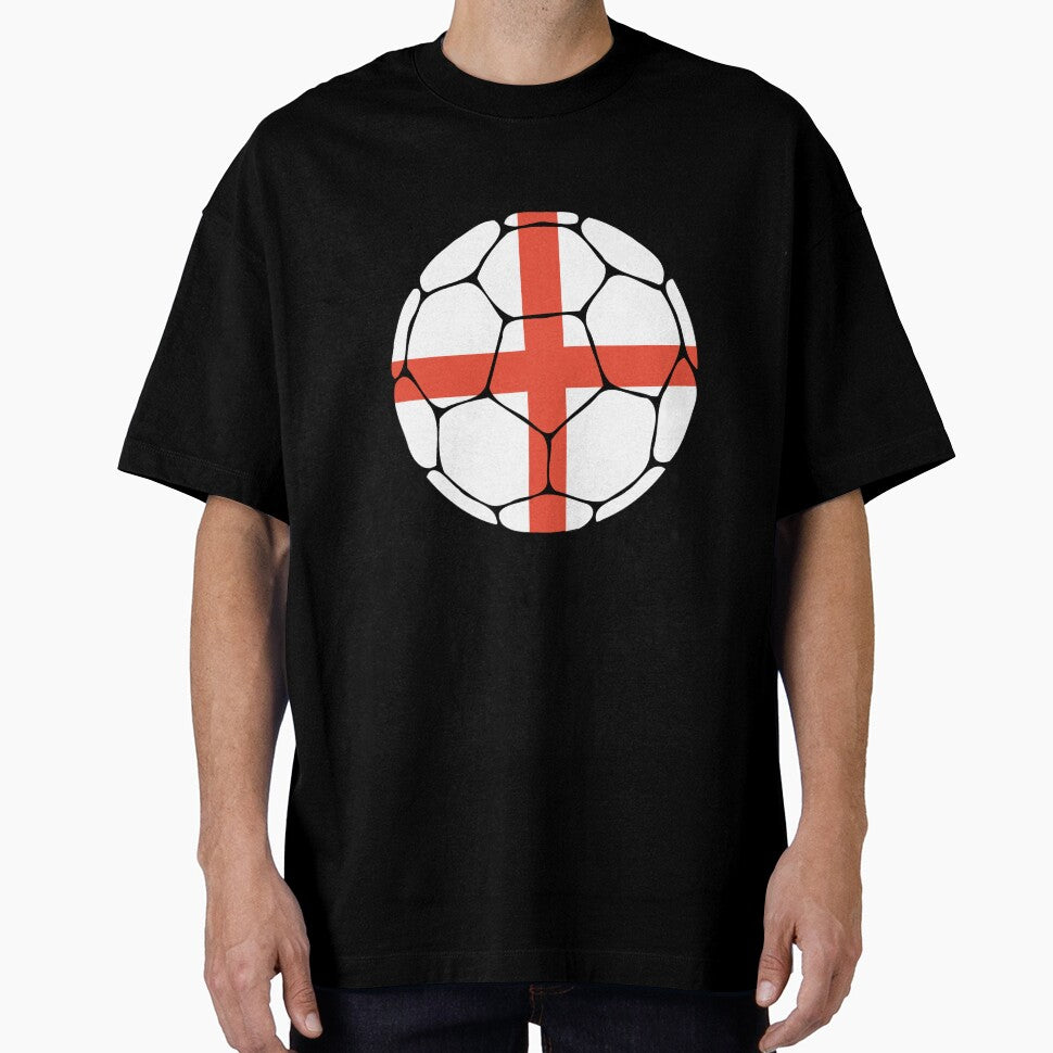 England Flag Soccer Ball by ehgraphics15