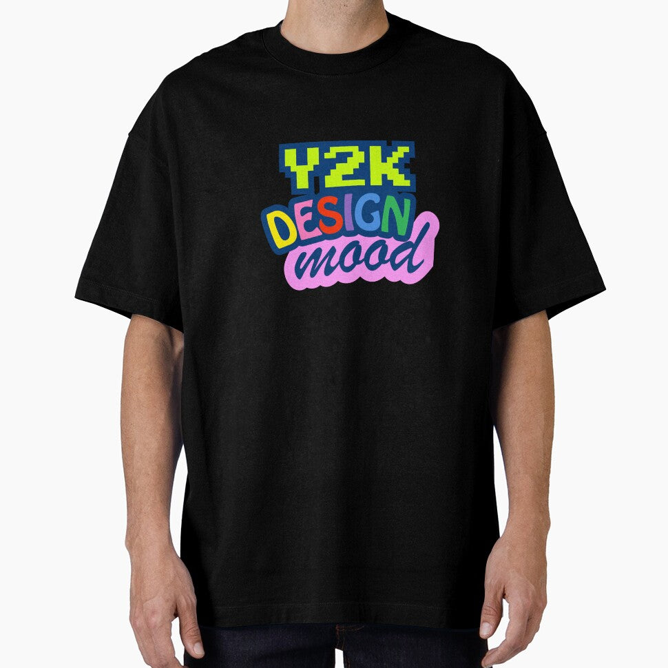 Y2K Aesthetic Mood – Retro Cybercore Chrome Dream Design by KrumaiFC