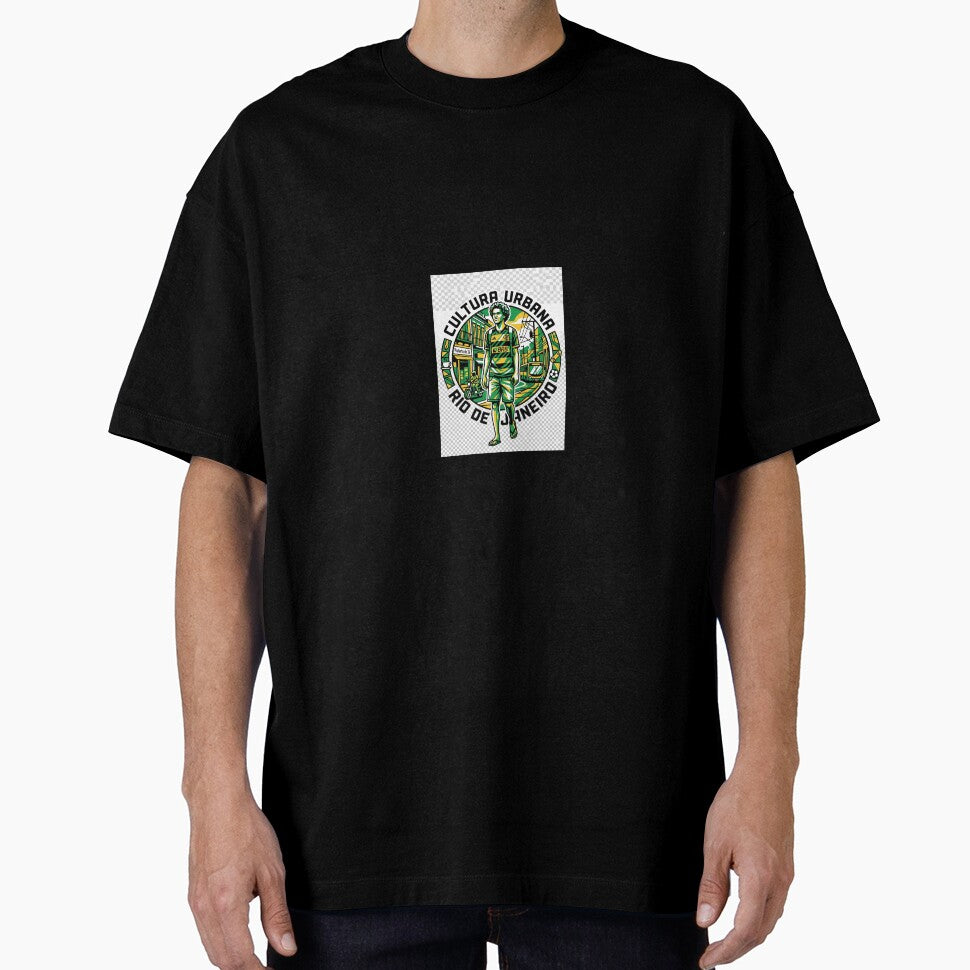 Brazilian Urban Streetwear Vector Design | Bold High Contrast T-Shirt Graphic Print by DarioTactical