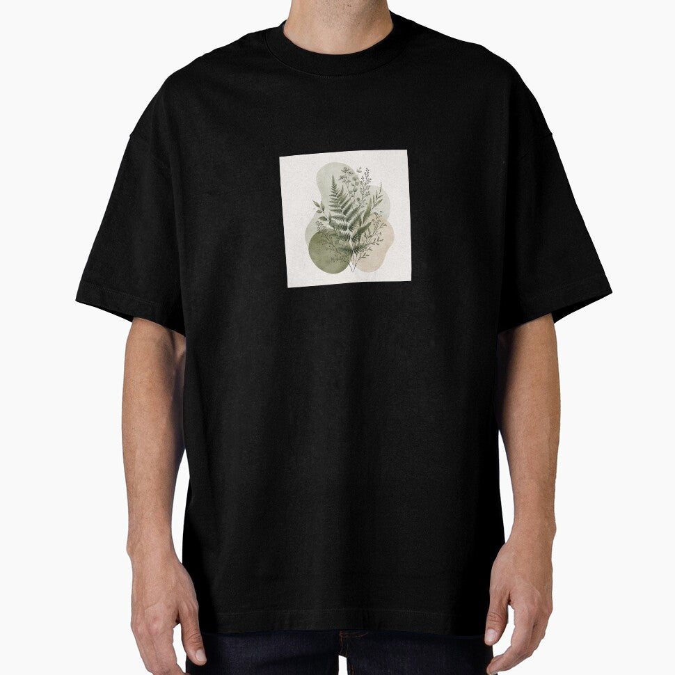 Minimalist Organic Sage Green Fern Print by AlexGreaney